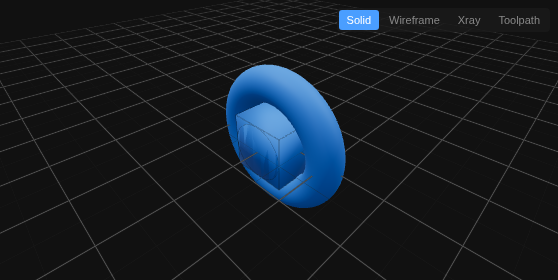 Slice step — Generate toolpaths with variable-density infill